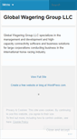Mobile Screenshot of globalwageringgroup.com